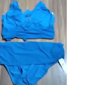 Kish NWT Turquoise Bikini Swim Suit Size S